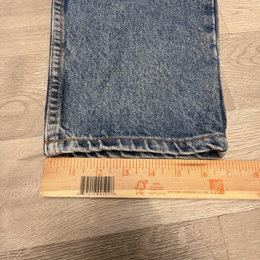 Vintage Levi's 550 Orange Tab Jeans Mens 35x32 USA Relaxed Tapered Medium Wash - Picture 13 of 14